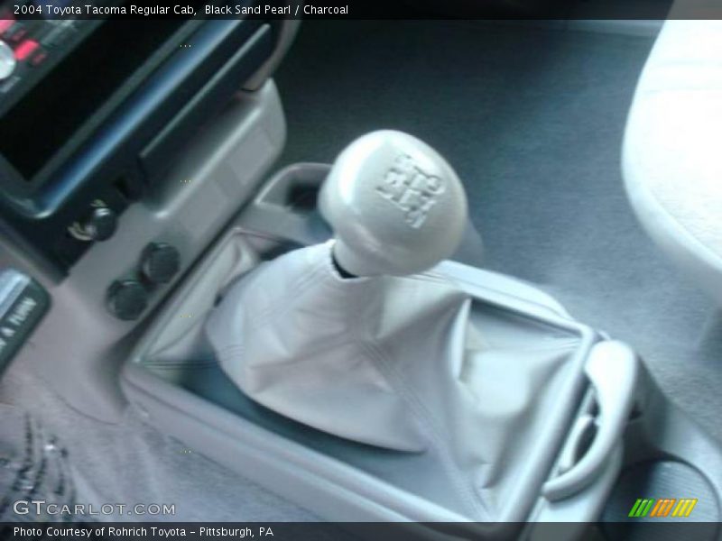 Black Sand Pearl / Charcoal 2004 Toyota Tacoma Regular Cab