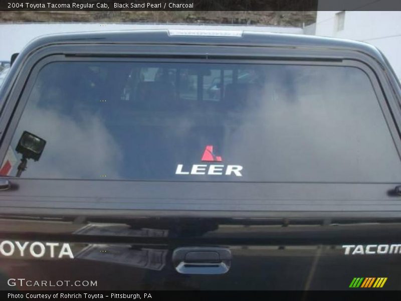 Black Sand Pearl / Charcoal 2004 Toyota Tacoma Regular Cab