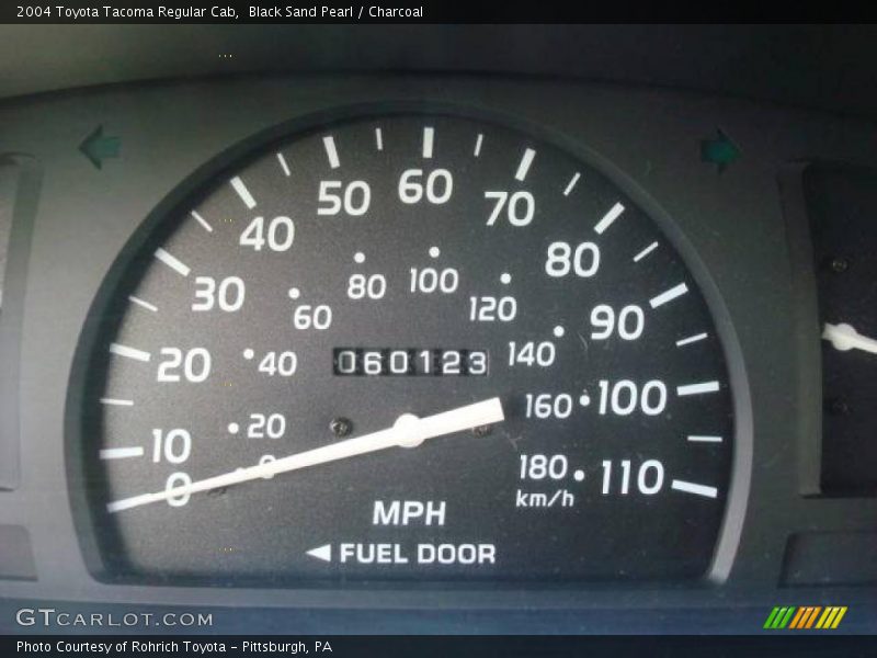 Black Sand Pearl / Charcoal 2004 Toyota Tacoma Regular Cab