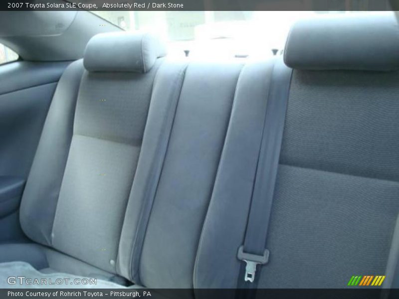 Absolutely Red / Dark Stone 2007 Toyota Solara SLE Coupe