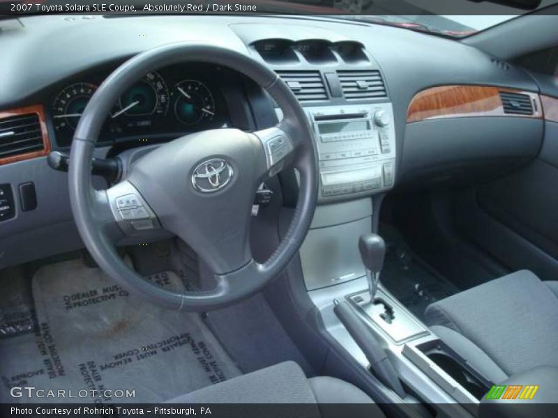 Absolutely Red / Dark Stone 2007 Toyota Solara SLE Coupe