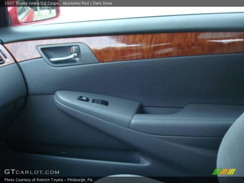 Absolutely Red / Dark Stone 2007 Toyota Solara SLE Coupe
