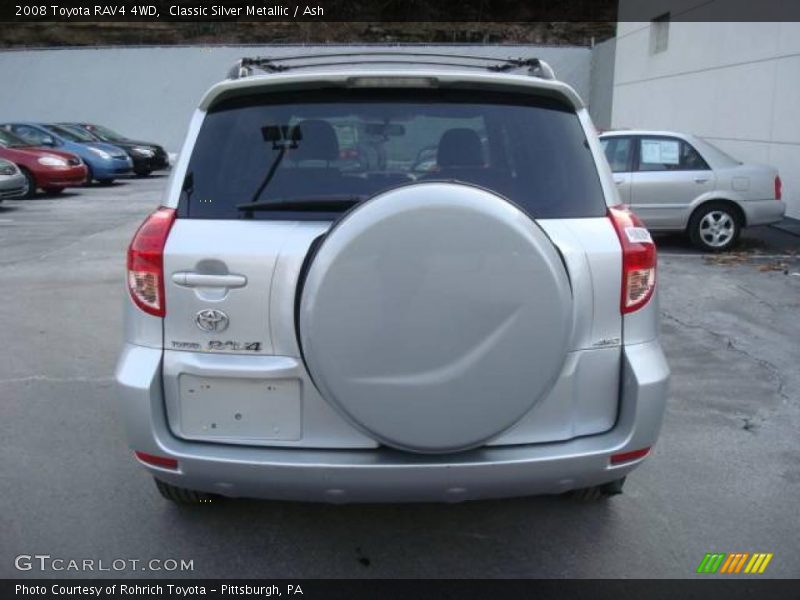 Classic Silver Metallic / Ash 2008 Toyota RAV4 4WD