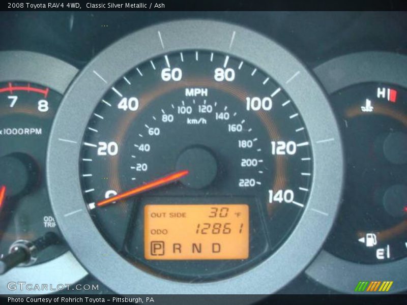 Classic Silver Metallic / Ash 2008 Toyota RAV4 4WD