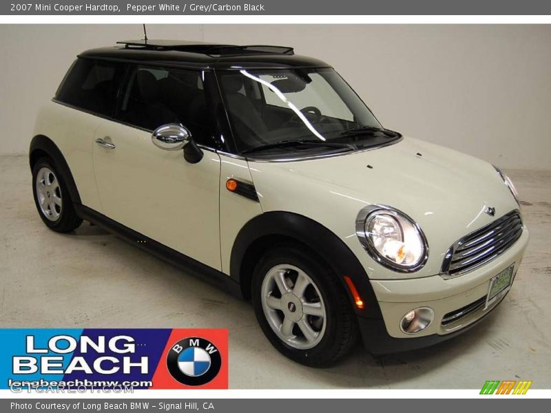 Pepper White / Grey/Carbon Black 2007 Mini Cooper Hardtop