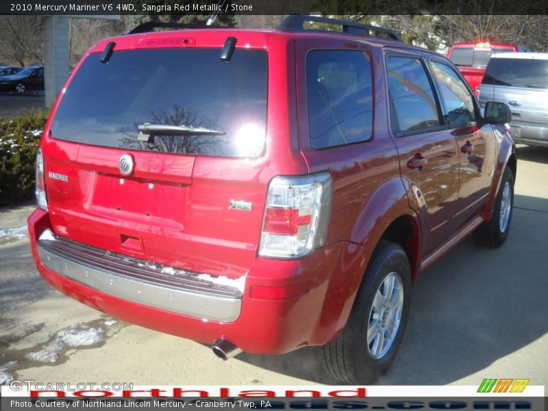 Sangria Red Metallic / Stone 2010 Mercury Mariner V6 4WD