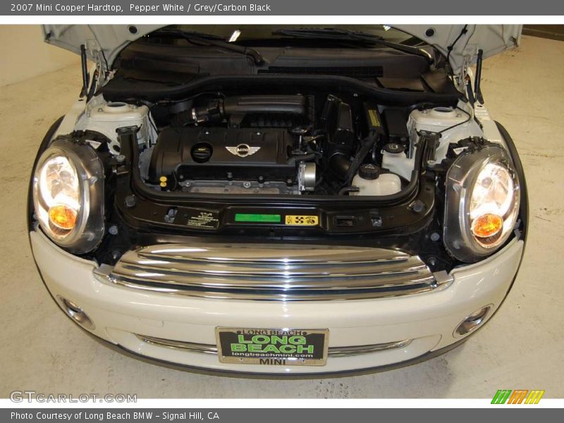 Pepper White / Grey/Carbon Black 2007 Mini Cooper Hardtop