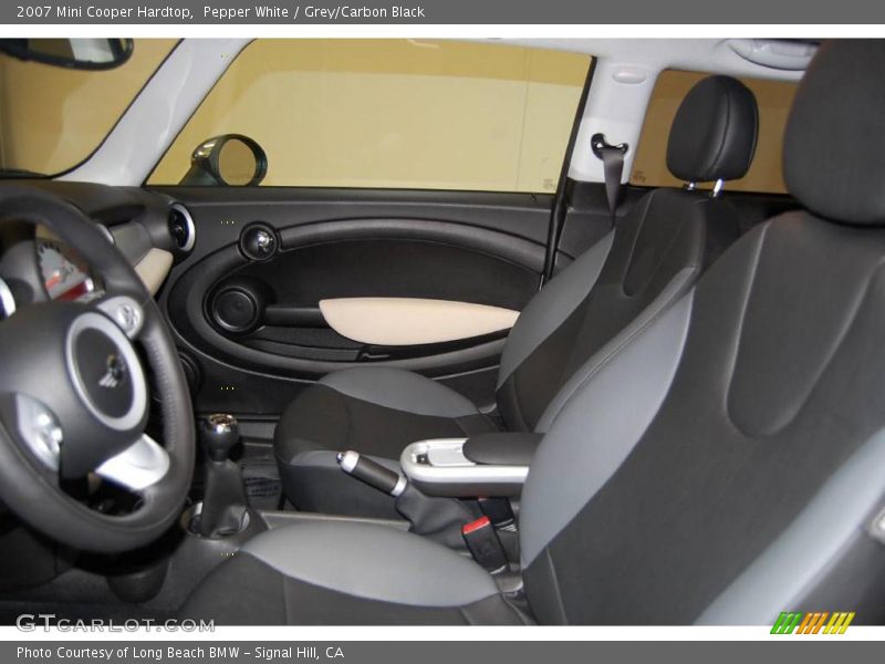 Pepper White / Grey/Carbon Black 2007 Mini Cooper Hardtop