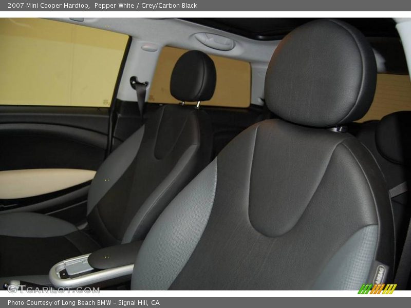 Pepper White / Grey/Carbon Black 2007 Mini Cooper Hardtop