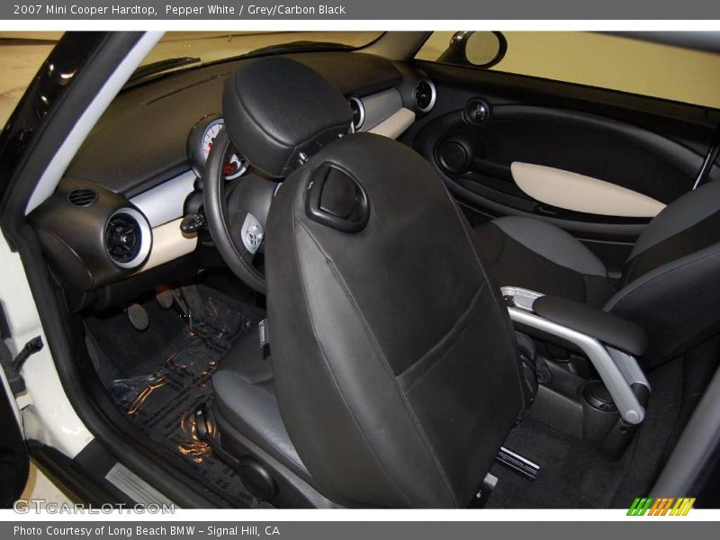 Pepper White / Grey/Carbon Black 2007 Mini Cooper Hardtop
