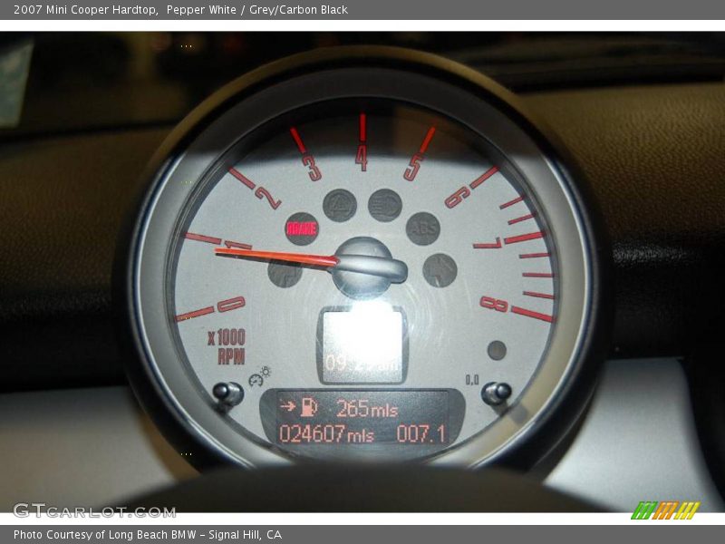 Pepper White / Grey/Carbon Black 2007 Mini Cooper Hardtop