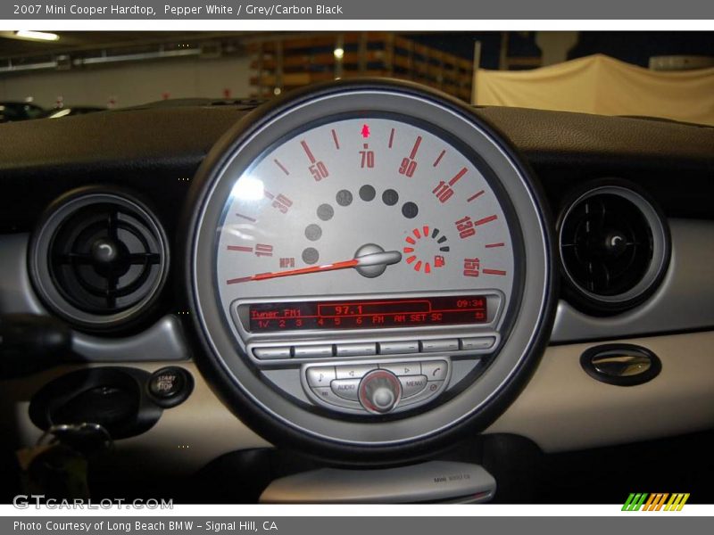 Pepper White / Grey/Carbon Black 2007 Mini Cooper Hardtop