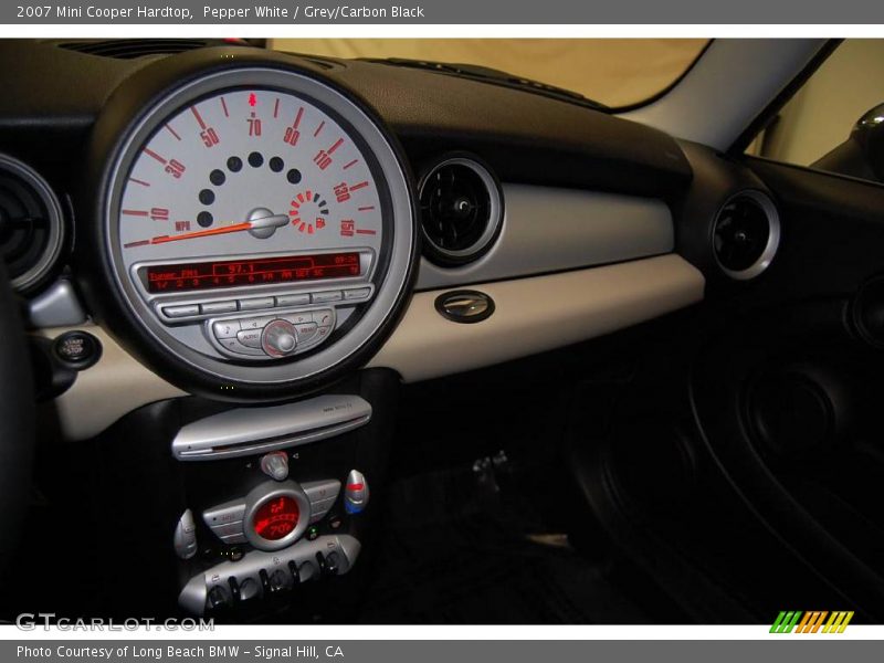 Pepper White / Grey/Carbon Black 2007 Mini Cooper Hardtop