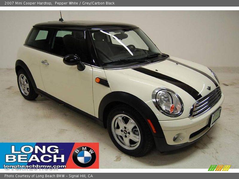 Pepper White / Grey/Carbon Black 2007 Mini Cooper Hardtop