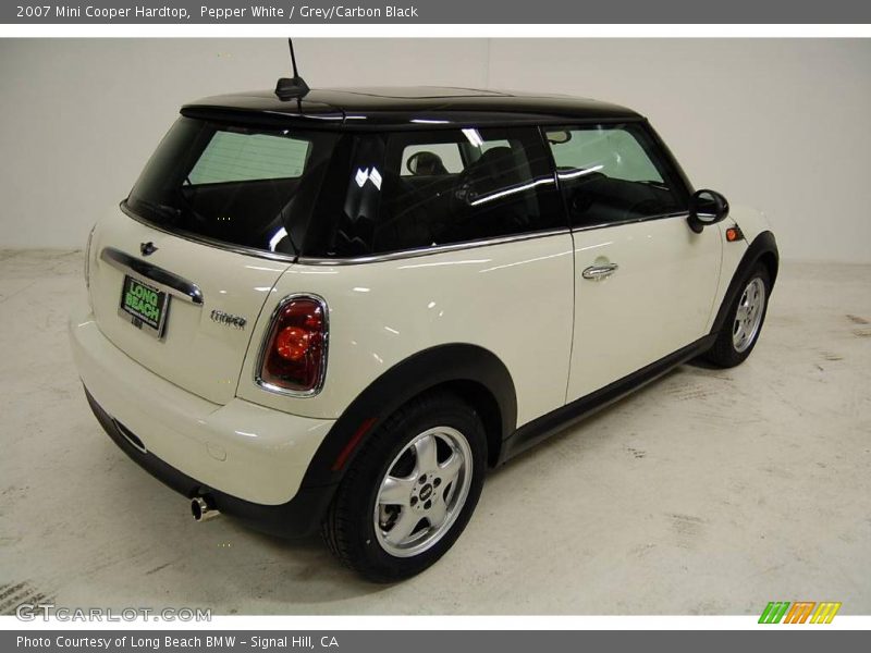 Pepper White / Grey/Carbon Black 2007 Mini Cooper Hardtop
