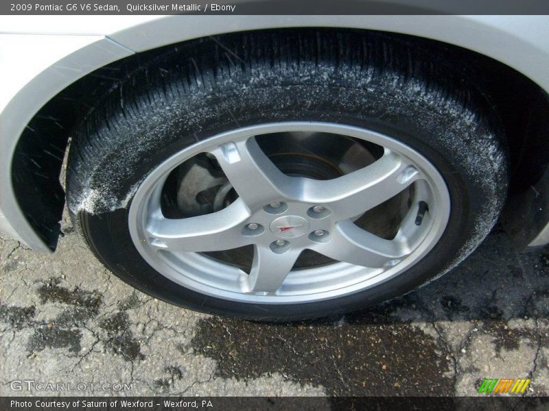 Quicksilver Metallic / Ebony 2009 Pontiac G6 V6 Sedan