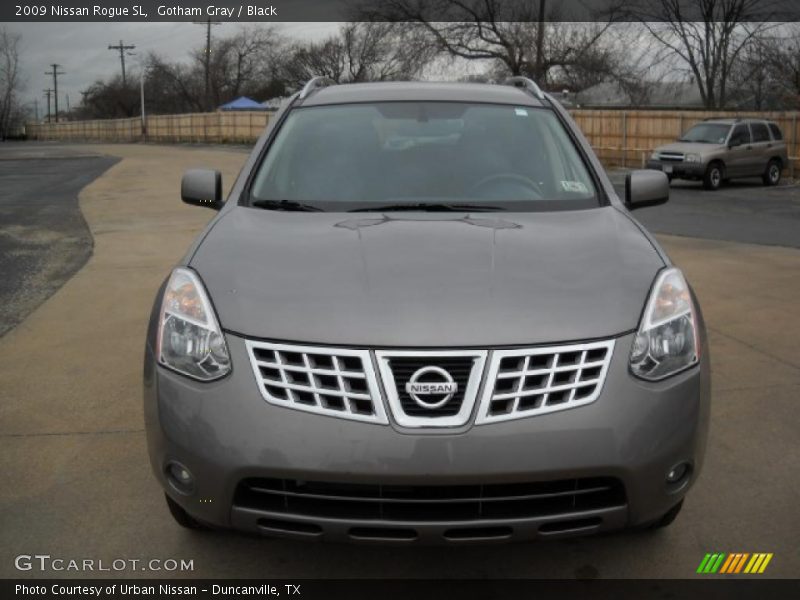 Gotham Gray / Black 2009 Nissan Rogue SL