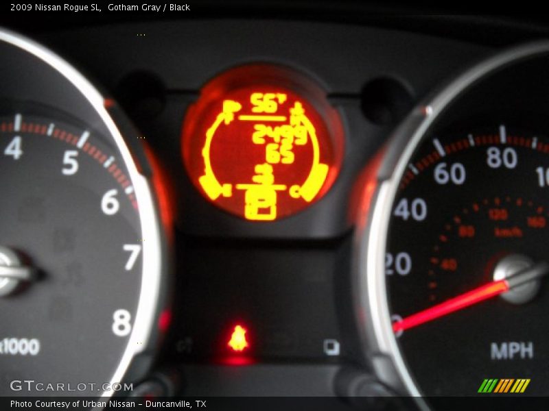 Gotham Gray / Black 2009 Nissan Rogue SL