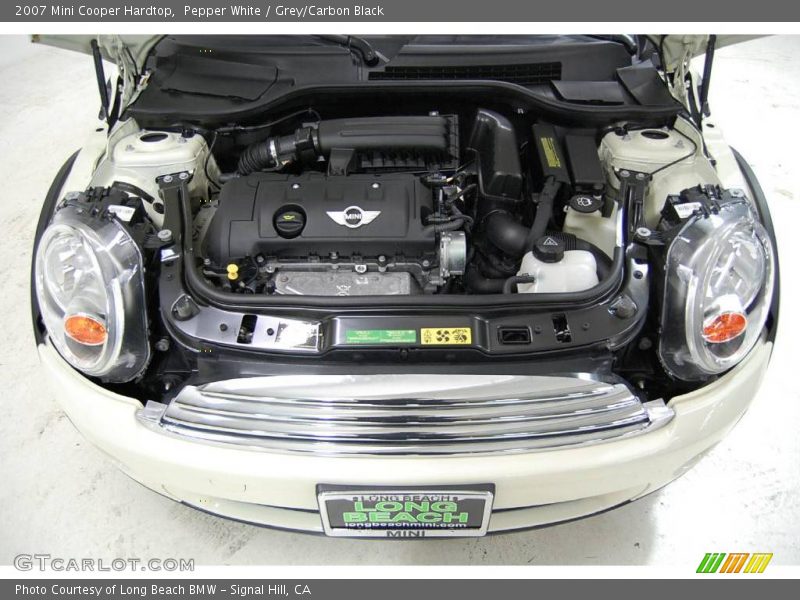 Pepper White / Grey/Carbon Black 2007 Mini Cooper Hardtop