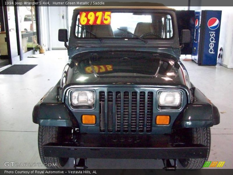 Hunter Green Metallic / Saddle 1994 Jeep Wrangler S 4x4