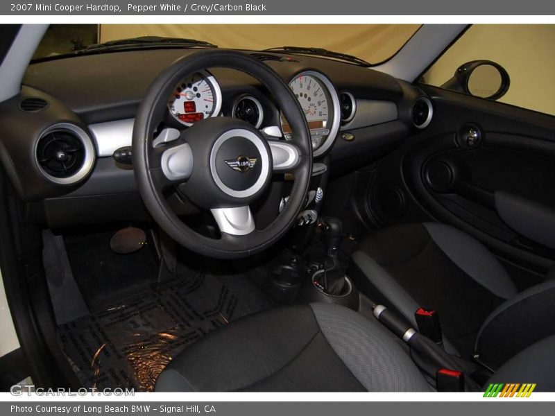 Pepper White / Grey/Carbon Black 2007 Mini Cooper Hardtop