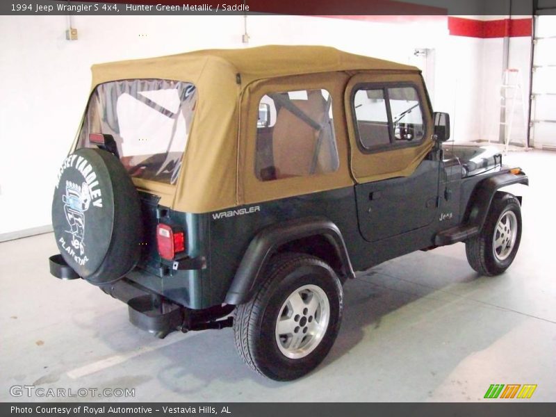 Hunter Green Metallic / Saddle 1994 Jeep Wrangler S 4x4