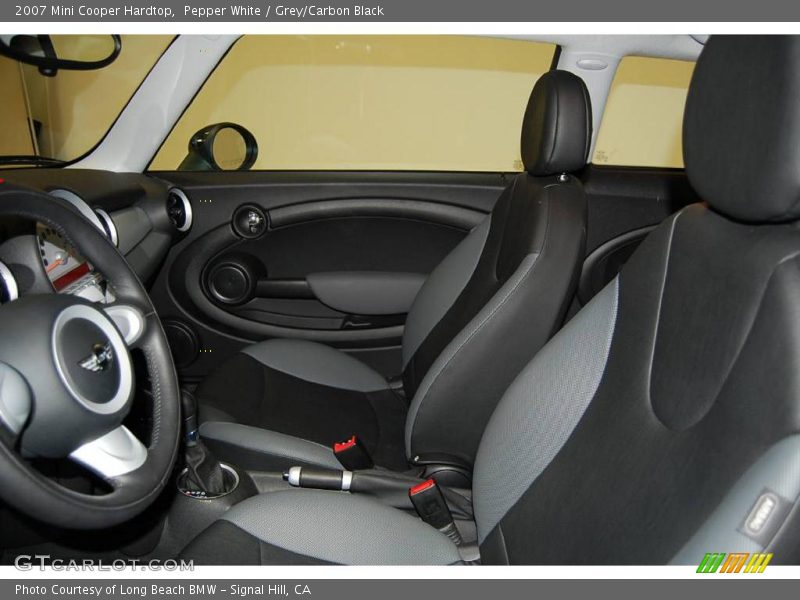 Pepper White / Grey/Carbon Black 2007 Mini Cooper Hardtop