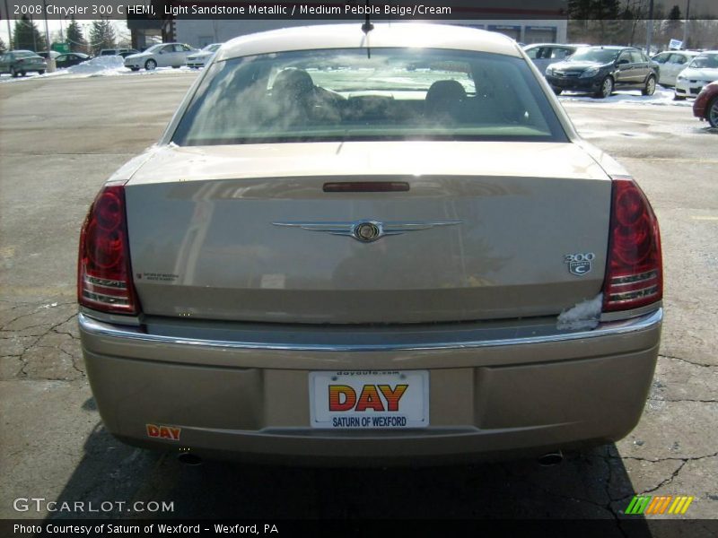 Light Sandstone Metallic / Medium Pebble Beige/Cream 2008 Chrysler 300 C HEMI