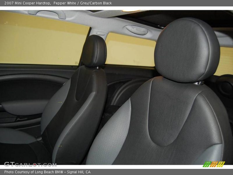 Pepper White / Grey/Carbon Black 2007 Mini Cooper Hardtop