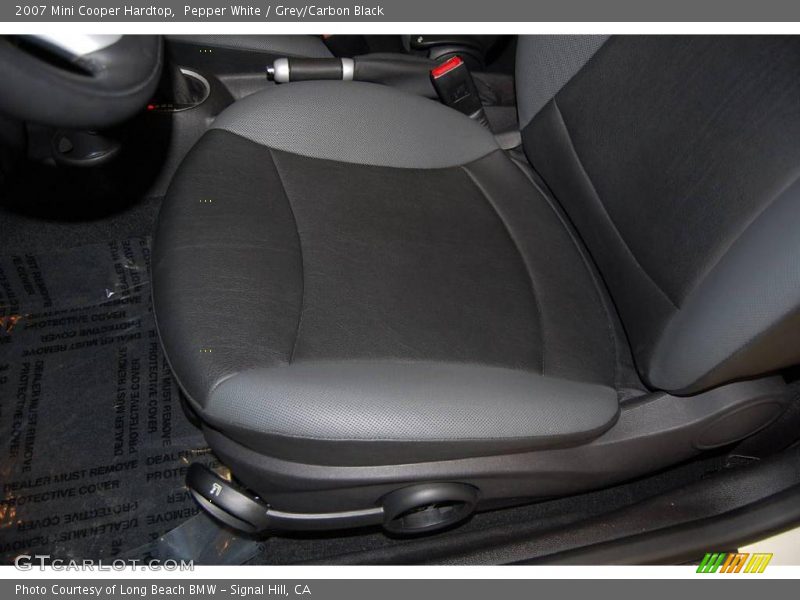 Pepper White / Grey/Carbon Black 2007 Mini Cooper Hardtop