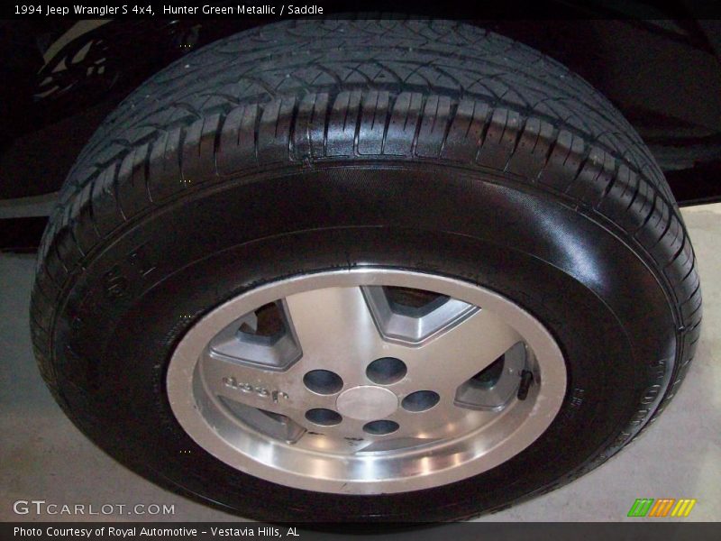 Hunter Green Metallic / Saddle 1994 Jeep Wrangler S 4x4