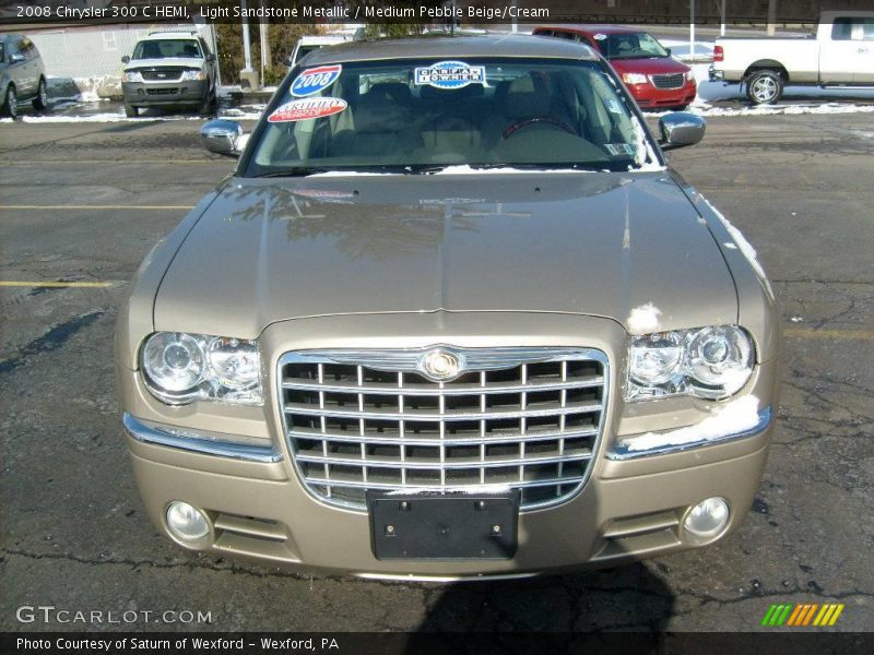 Light Sandstone Metallic / Medium Pebble Beige/Cream 2008 Chrysler 300 C HEMI