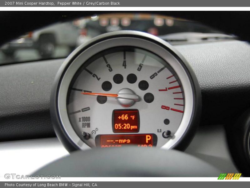 Pepper White / Grey/Carbon Black 2007 Mini Cooper Hardtop