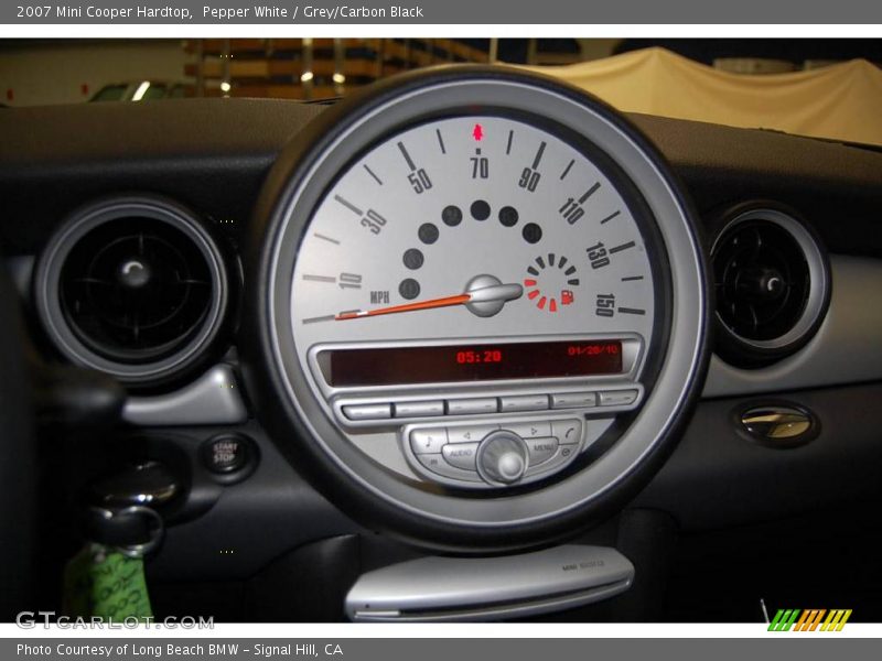 Pepper White / Grey/Carbon Black 2007 Mini Cooper Hardtop