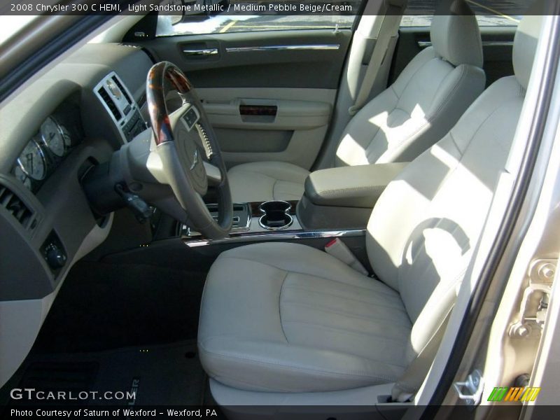 Light Sandstone Metallic / Medium Pebble Beige/Cream 2008 Chrysler 300 C HEMI