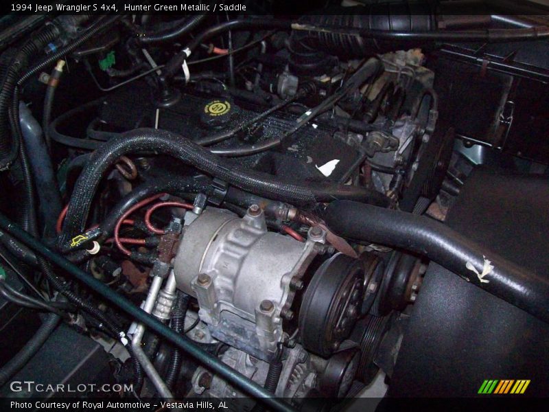 Hunter Green Metallic / Saddle 1994 Jeep Wrangler S 4x4