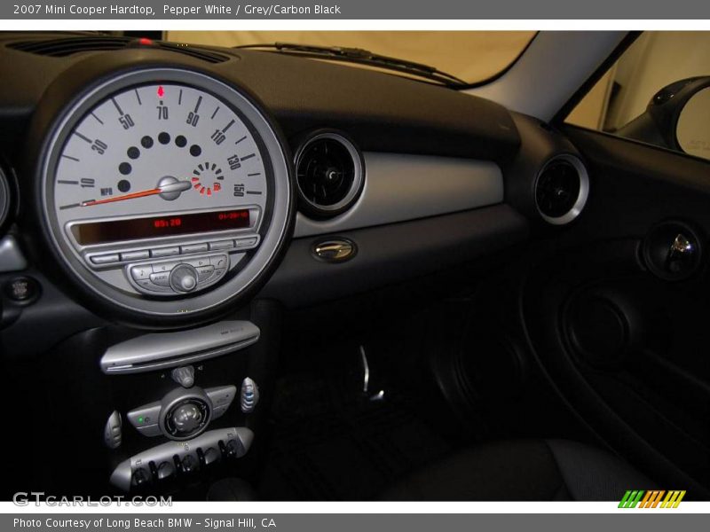Pepper White / Grey/Carbon Black 2007 Mini Cooper Hardtop