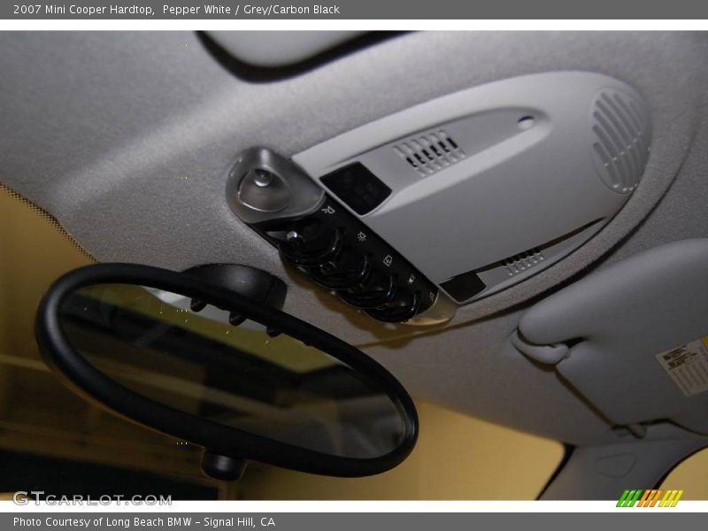 Pepper White / Grey/Carbon Black 2007 Mini Cooper Hardtop