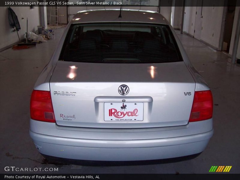 Satin Silver Metallic / Black 1999 Volkswagen Passat GLS V6 Sedan