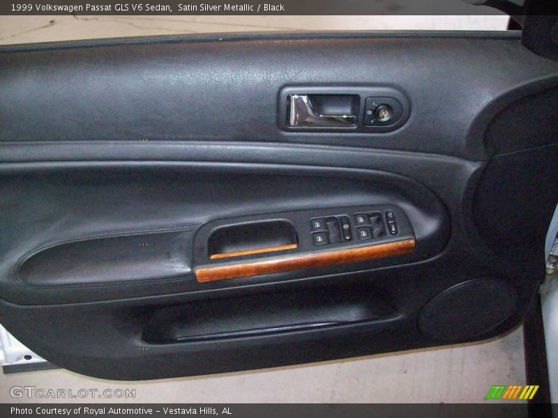 Satin Silver Metallic / Black 1999 Volkswagen Passat GLS V6 Sedan