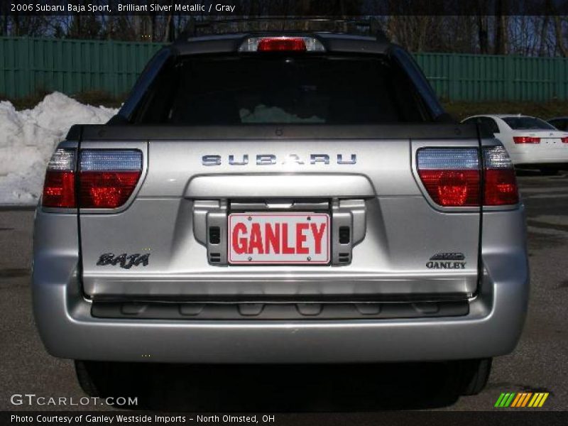 Brilliant Silver Metallic / Gray 2006 Subaru Baja Sport