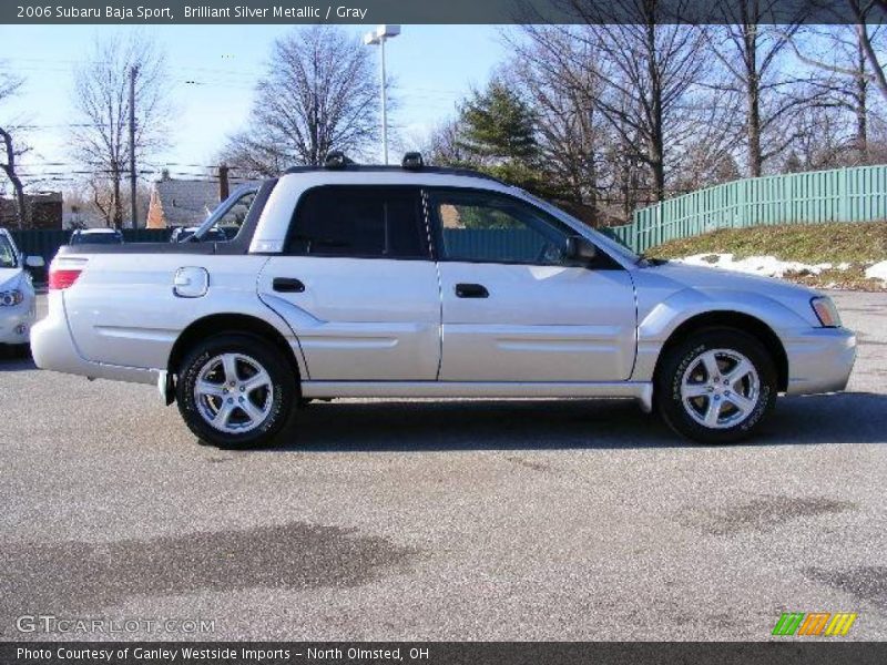 Brilliant Silver Metallic / Gray 2006 Subaru Baja Sport