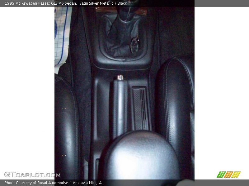 Satin Silver Metallic / Black 1999 Volkswagen Passat GLS V6 Sedan