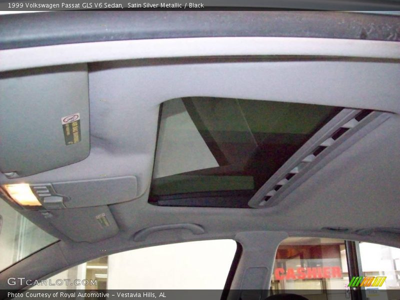 Satin Silver Metallic / Black 1999 Volkswagen Passat GLS V6 Sedan