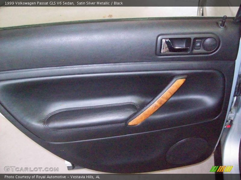Satin Silver Metallic / Black 1999 Volkswagen Passat GLS V6 Sedan