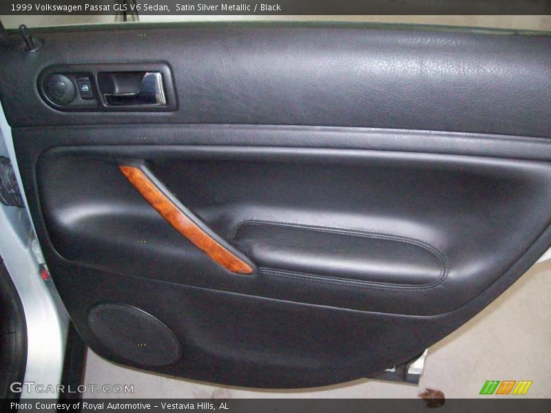 Satin Silver Metallic / Black 1999 Volkswagen Passat GLS V6 Sedan