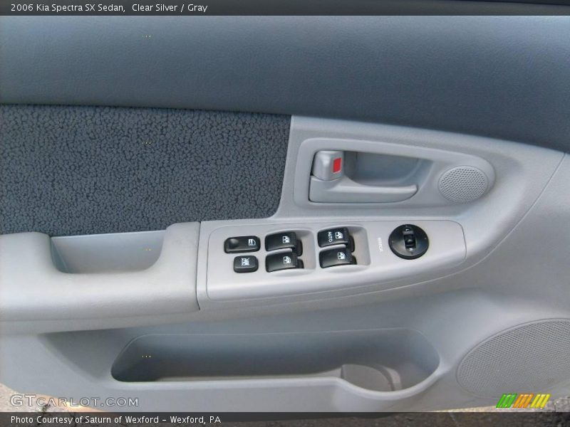 Clear Silver / Gray 2006 Kia Spectra SX Sedan