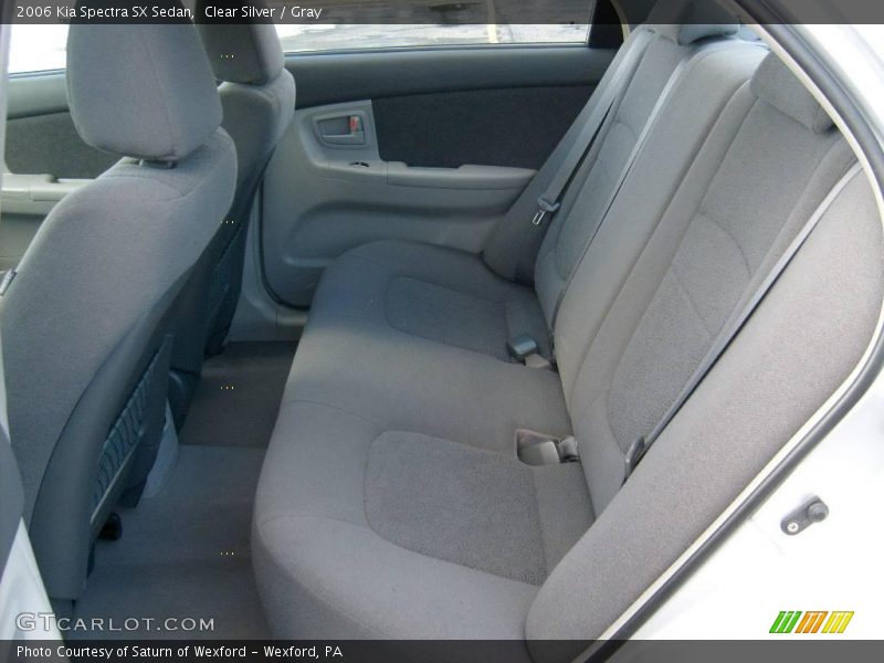 Clear Silver / Gray 2006 Kia Spectra SX Sedan
