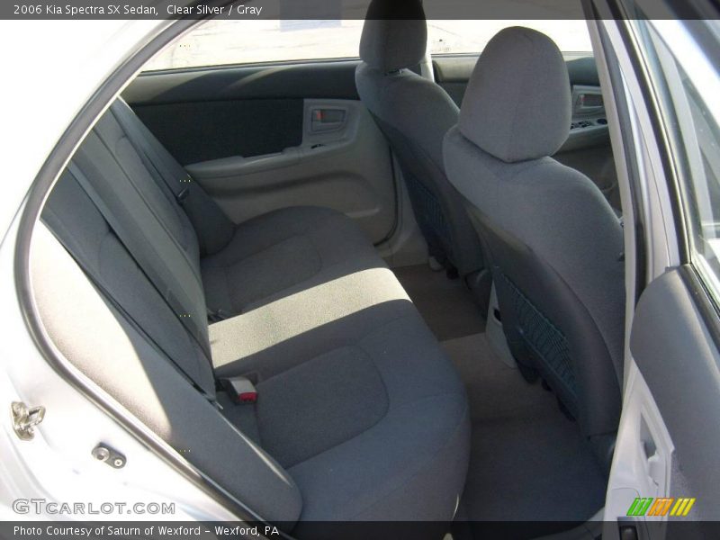 Clear Silver / Gray 2006 Kia Spectra SX Sedan