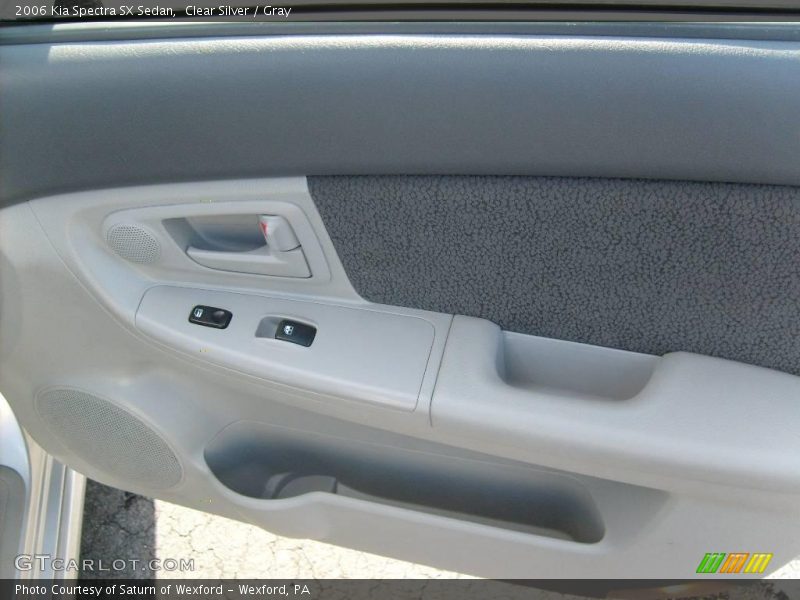 Clear Silver / Gray 2006 Kia Spectra SX Sedan
